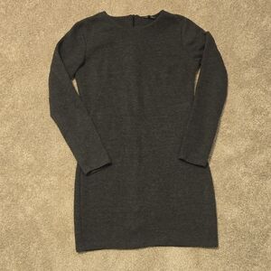 Zara Dark Gray Knit Dress Size XSmall To Small